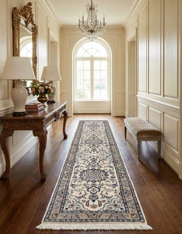 1' 11 x 10' Kashmar Wool Runner Rug