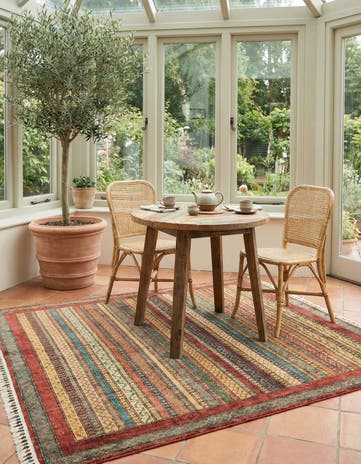 5' x 6' 4 Hand Knotted Ariana Ziegler Rug