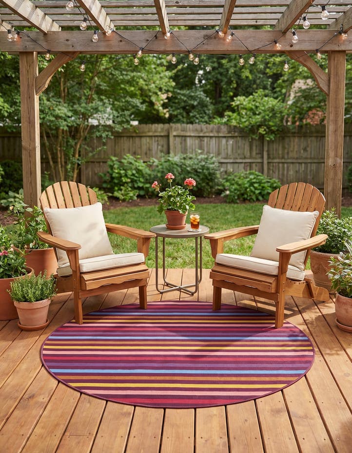 4' x 4' Easy-Clean Ribbon Indoor / Outdoor...