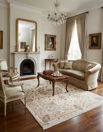 4' 10 x 7' Tabriz Rug