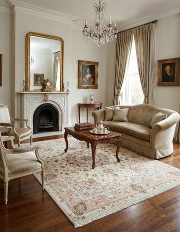 4' 10 x 7' Tabriz Rug
