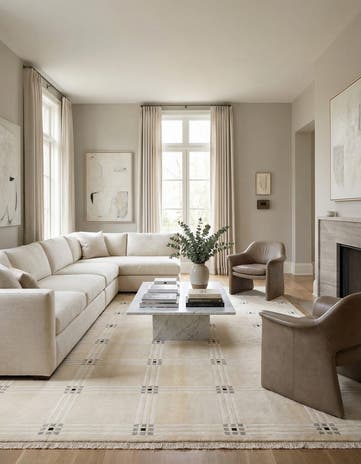 8' 1 x 11' 3 Hand Knotted Darya Wool Rug