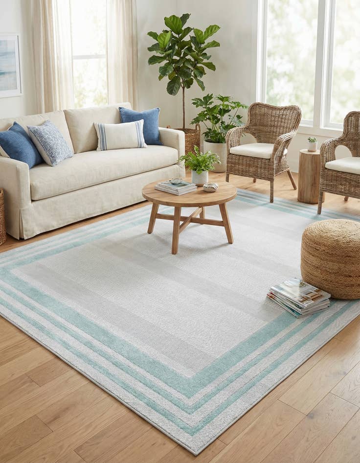 Detail image of 7' x 10' Easy-Clean Aruba Indoor / Outdoor Rug