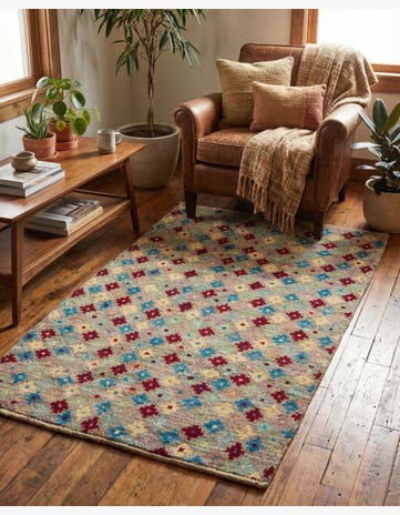 3' 1 x 5' 2 Hand Knotted Balouch Wool Rug