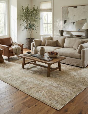 7' 5 x 10' 3 Hand Knotted Ultra Vintage Persian Wool Rug