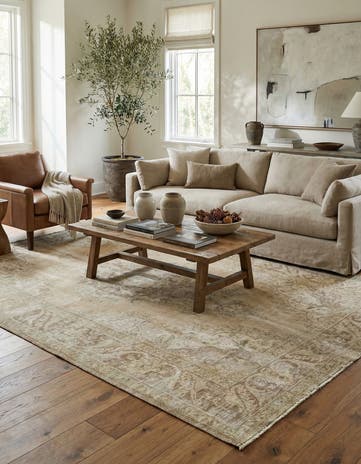 7' 5 x 10' 3 Hand Knotted Ultra Vintage Persian Wool Rug