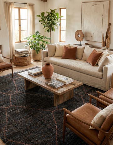 7' 10 x 10' 4 Hand Knotted Moroccan Wool Rug