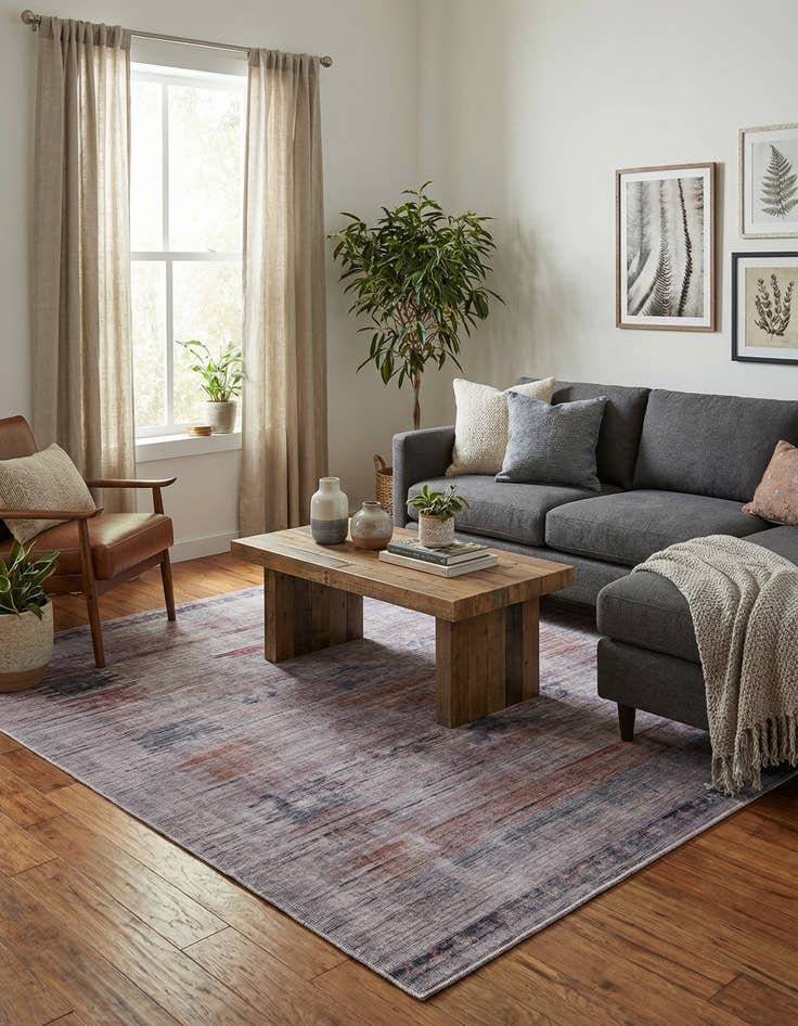 Detail image of  7' 10 x 7' 10  Washable Sisu Square Rug