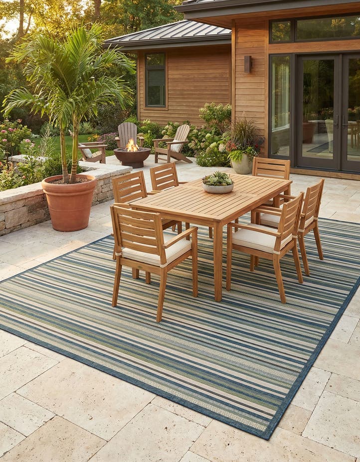 9' x 12' Easy-Clean Baja Indoor / Outdoor Rug