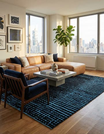 7' 10 x 10' 5 Hand Knotted Darya Wool Rug