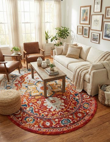 7' 10 x 10' Madeline Vintage Oval Rug