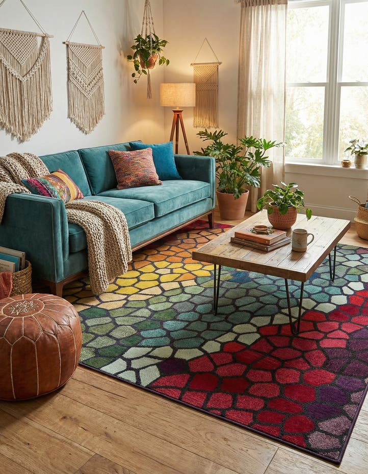 7' x 10' Washable Hyacinth Rug