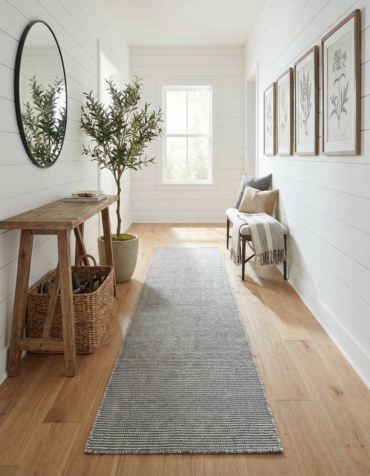 Detail image of 2' 7 x 8'  Washable Jill Zarin Palm Springs Indoor / Outdoor Runner Rug