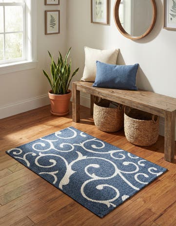 Navy Blue Georgia Rug