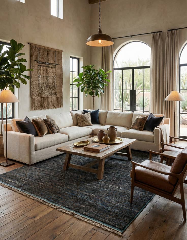 Detail image of 8' 9 x 12' 8  Hand Knotted Moroccan Wool Rug