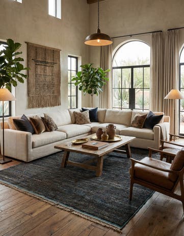 8' 9 x 12' 8 Hand Knotted Moroccan Wool Rug