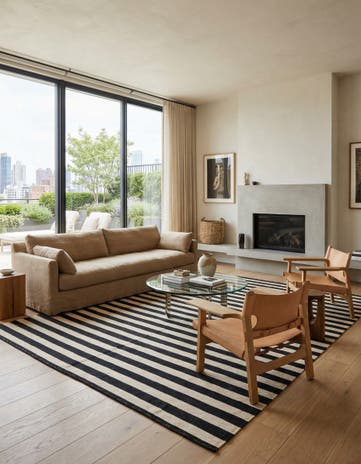 8' 3 x 11' 1 Hand Woven Kilim Modern Wool Rug