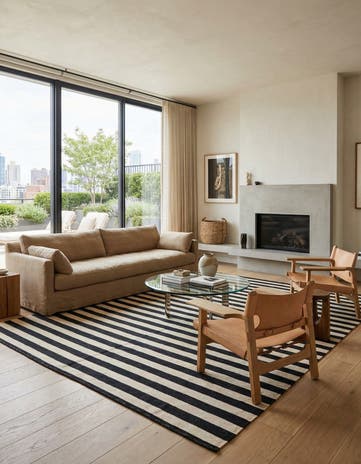 8' 3 x 11' 1 Hand Woven Kilim Modern Wool Rug
