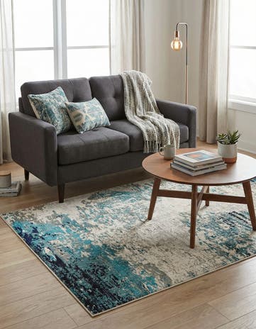 4' x 6' Washable Vivid Rug