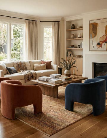 6' 10 x 9' 5 Hand Knotted Modern Ziegler Wool Rug