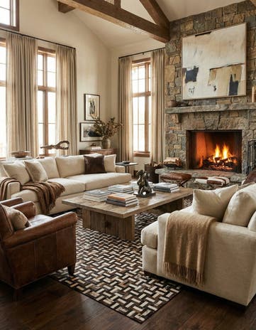 7' 11 x 10' 1 Cowhide - Patchwork Rug