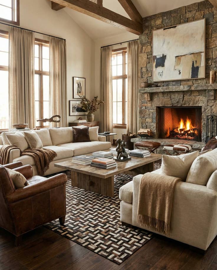 Detail image of 7' 11 x 10' 1 Cowhide - Patchwork Rug