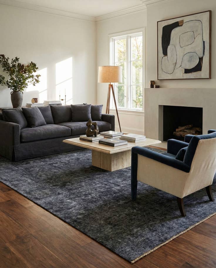 Detail image of 9' 6 x 12' 6 Hand Knotted Ultra Vintage Persian Wool Rug