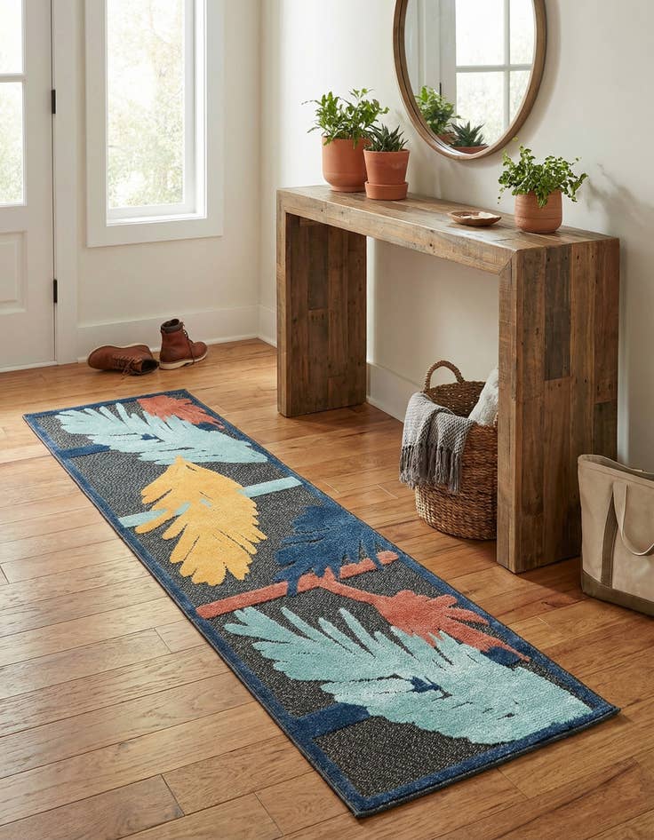 Detail image of 2' x 8' Easy-Clean Belize Indoor / Outdoor Runner Rug