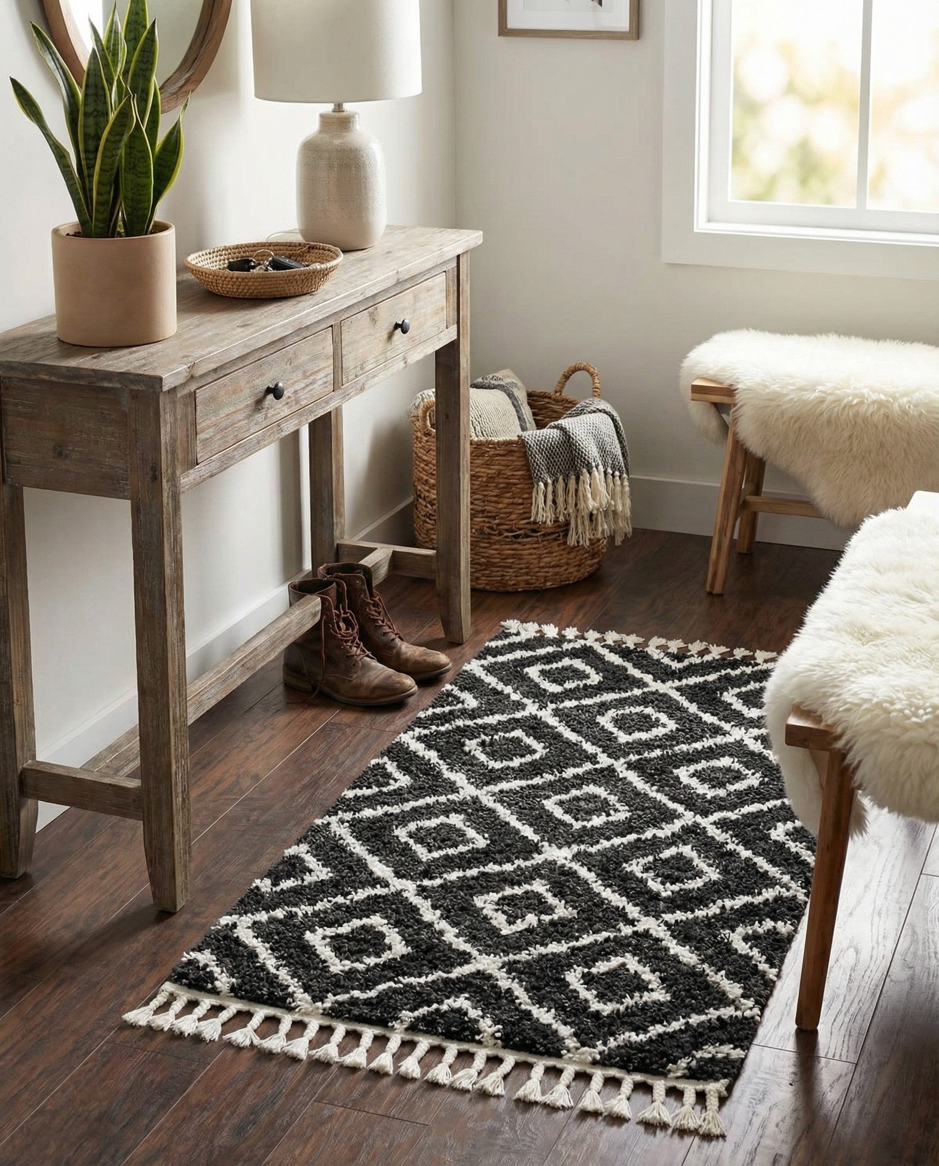  2' 2 x 3' Athena Shag Rug