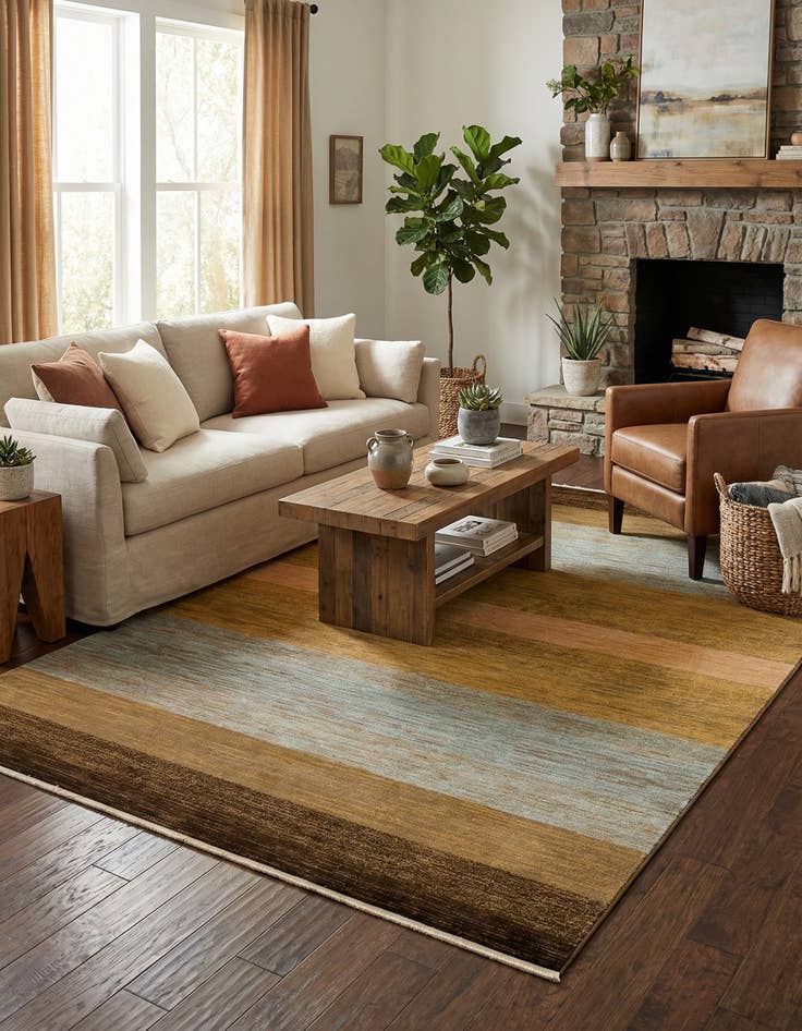 Detail image of  8' x 11' Kashkuli Gabbeh Rug