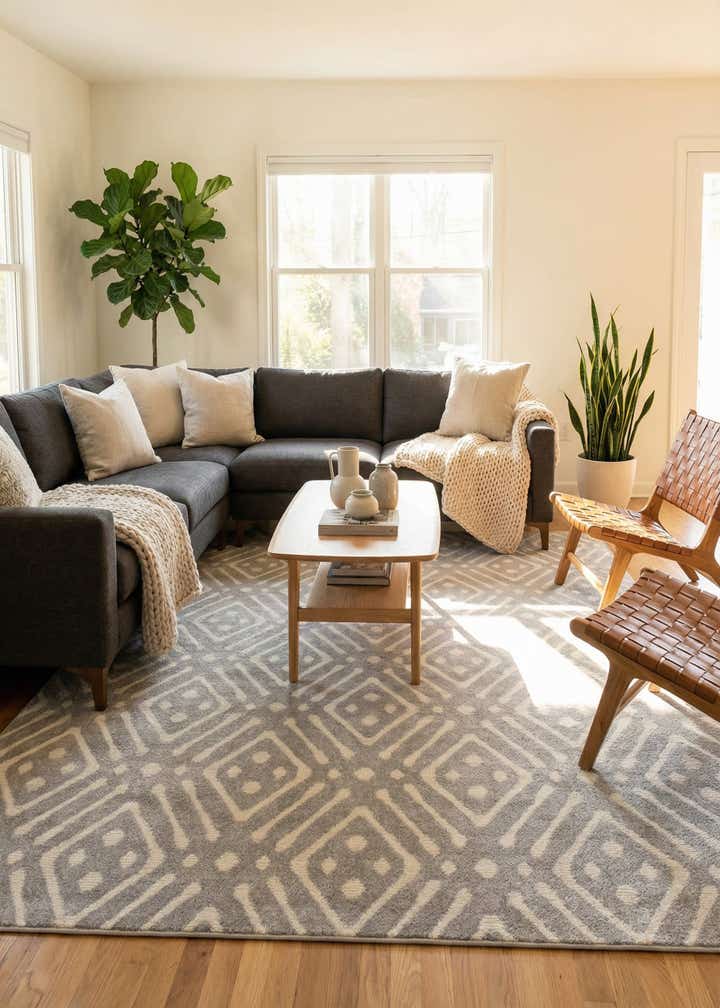 9' x 12' 2 Easy-Clean Sabrina Soto Ella Indoor / Outdoor Rug