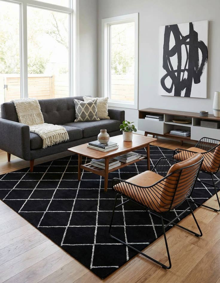 Detail image of 9' x 12' Vogue Geo Rug