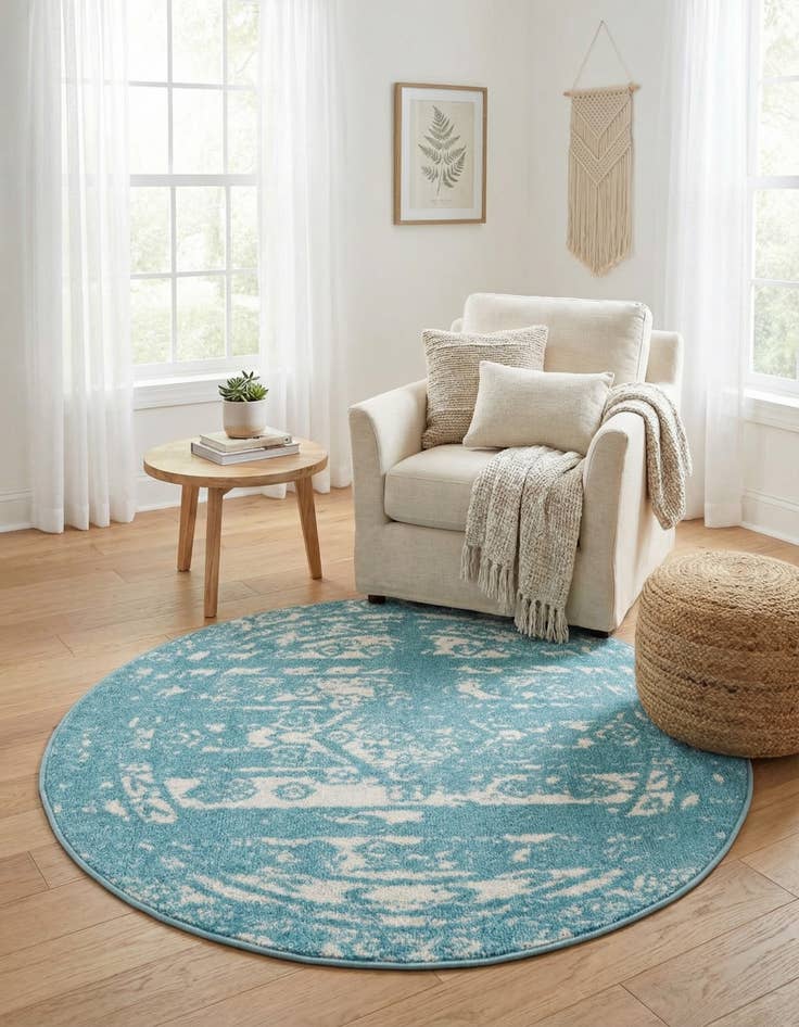 Detail image of 3' x 3' Lennon Round Rug