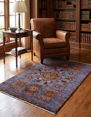 3' 3 x 5' 2 Hand Knotted Mamluk Ziegler Rug