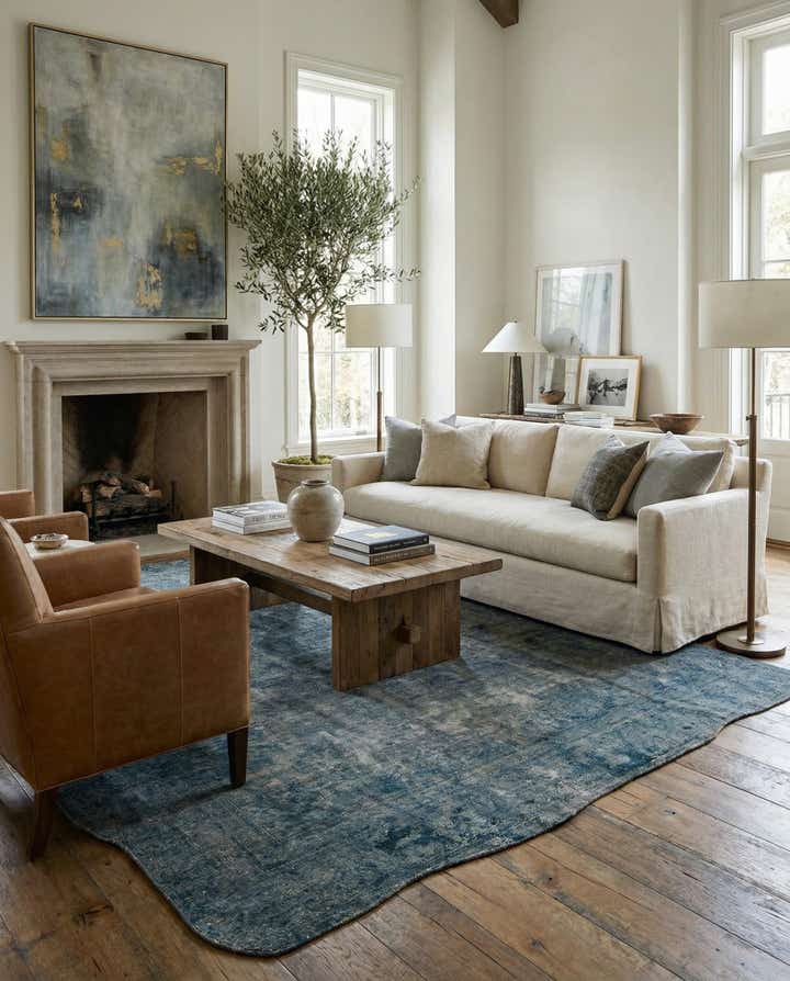 9' 5 x 12' 1 Hand Knotted Ultra Vintage Persian Wool Rug