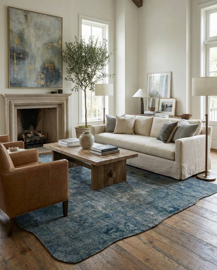 Detail image of 9' 5 x 12' 1 Hand Knotted Ultra Vintage Persian Wool Rug