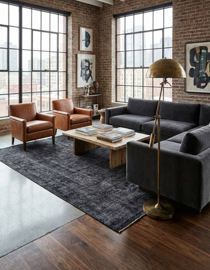 Detail image of 9' 8 x 12' 5  Hand Knotted Ultra Vintage Persian Wool Rug