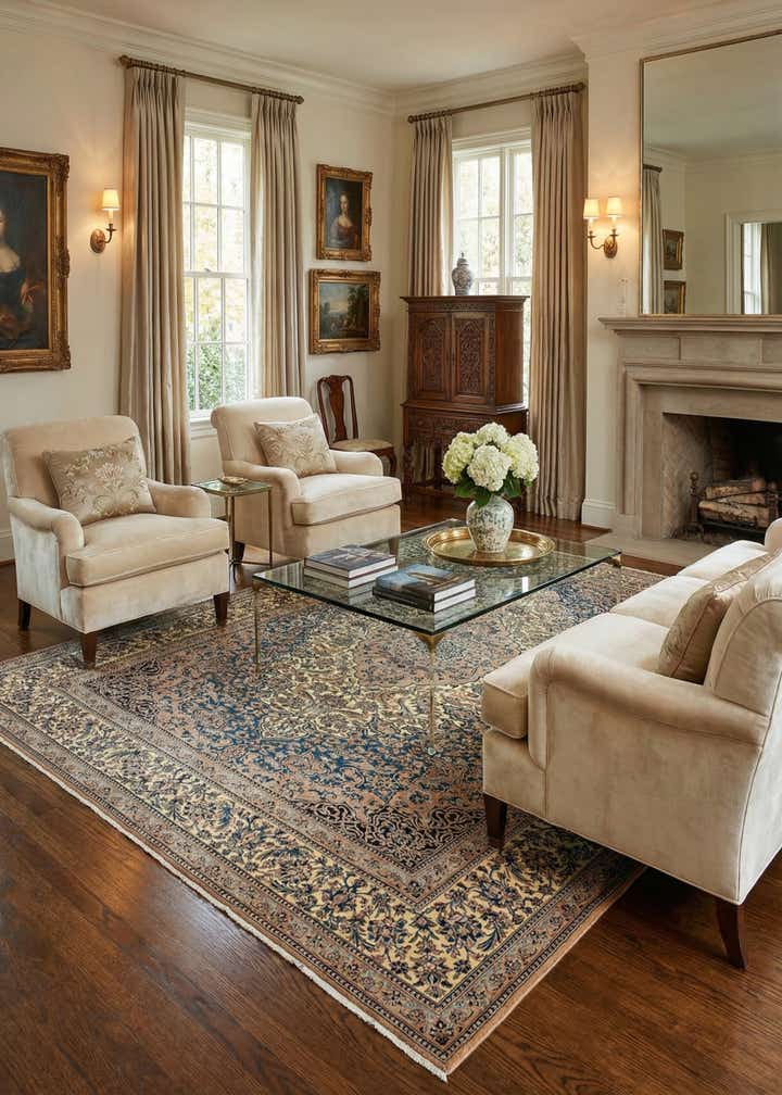 6' 11 x 10' 7 Nain Rug