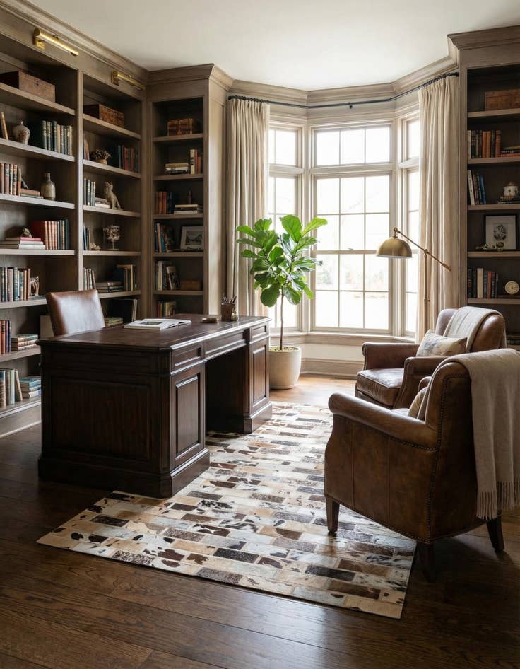 Detail image of  5' 1 x 8' Cowhide Rug