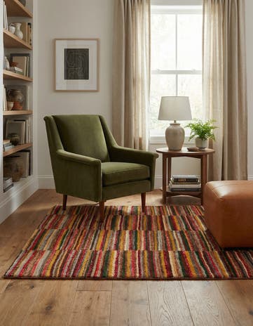 3' 1 x 5' Hand Knotted Modern Ziegler Rug