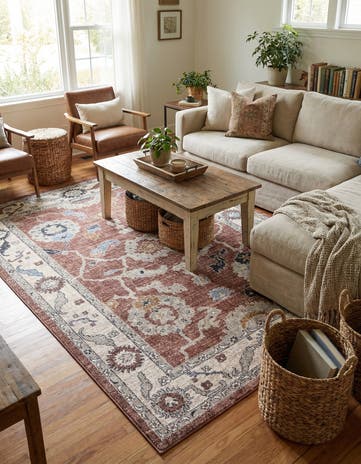 5' 3 x 8' Eco Traditional Rug