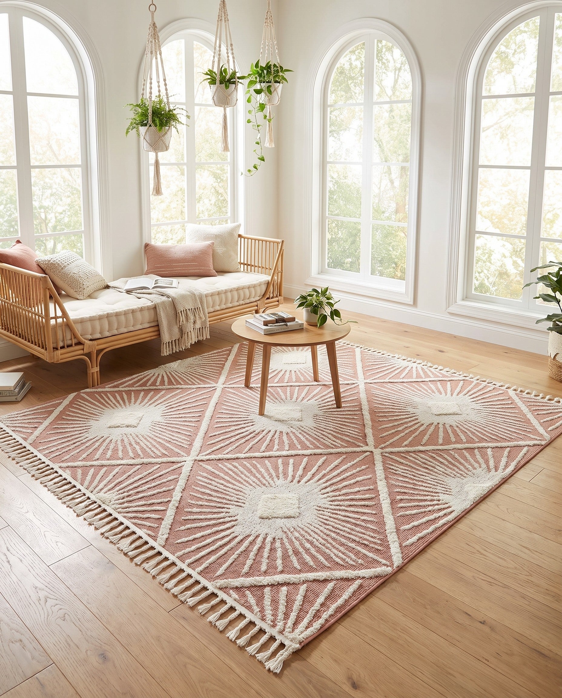 7' 10 x 7' 10 Boho Square Rug