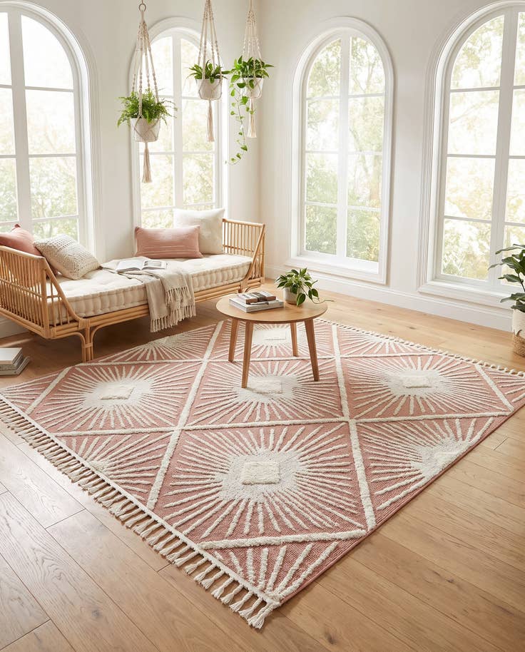Detail image of 7' 10 x 7' 10 Boho Square Rug