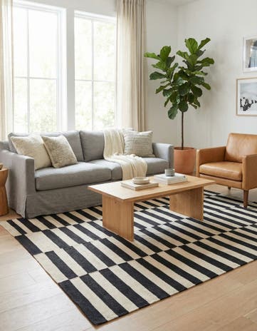 5' 10 x 7' 10 Hand Woven Kilim Modern Wool Rug