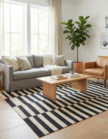 5' 10 x 7' 10 Hand Woven Kilim Modern Wool Rug