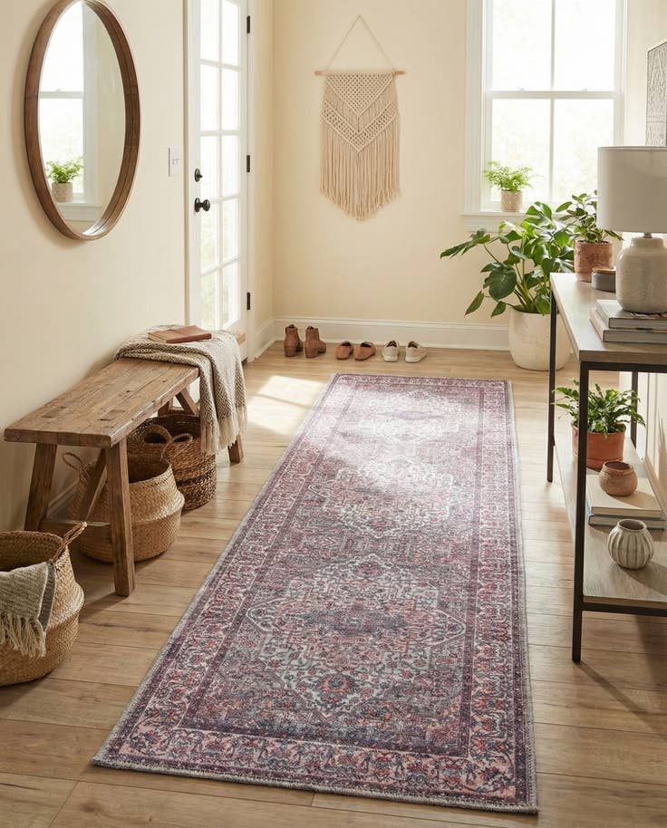 Detail image of 2' x 7' 10 Washable Mangata Runner Rug