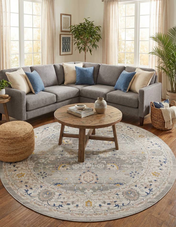 Detail image of 7' x 7' Whitney Round Rug