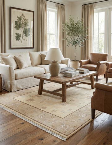 5' 8 x 7' 10 Hand Knotted Darya Rug