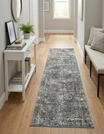 Gray Oregon Runner Rug
