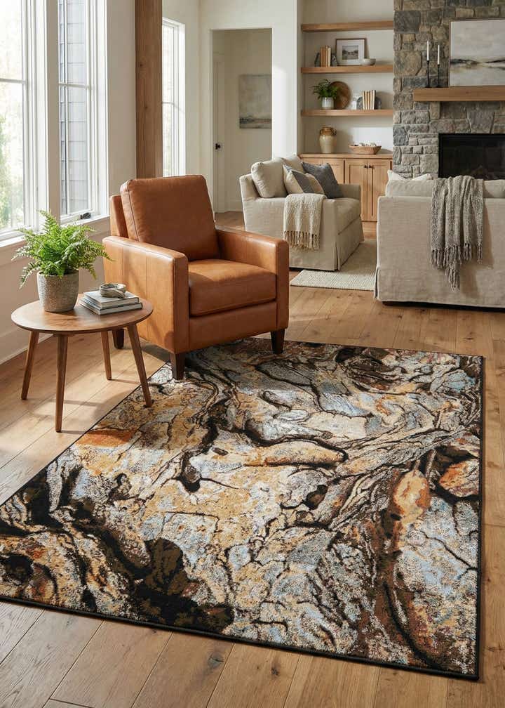 5' x 7' Easy-Clean Modern Indoor / Outdoor Rug